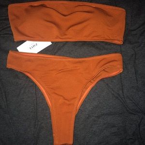 Brand new Zaful strapless bikini